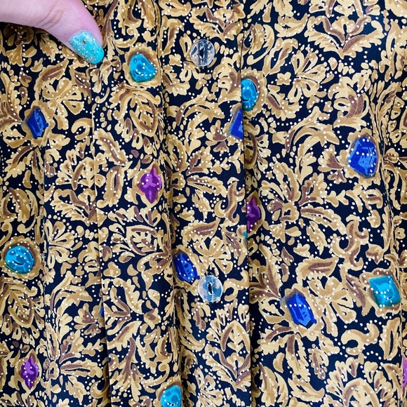 Vintage Versace Style Blouse - Picture 4 of 8